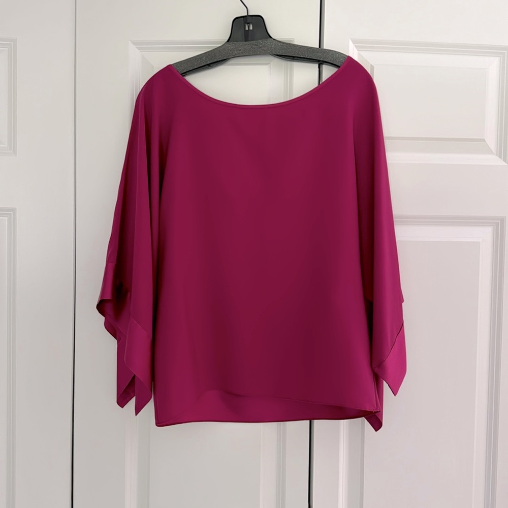 Ramy Brook Silk butterfly sleeve blouse